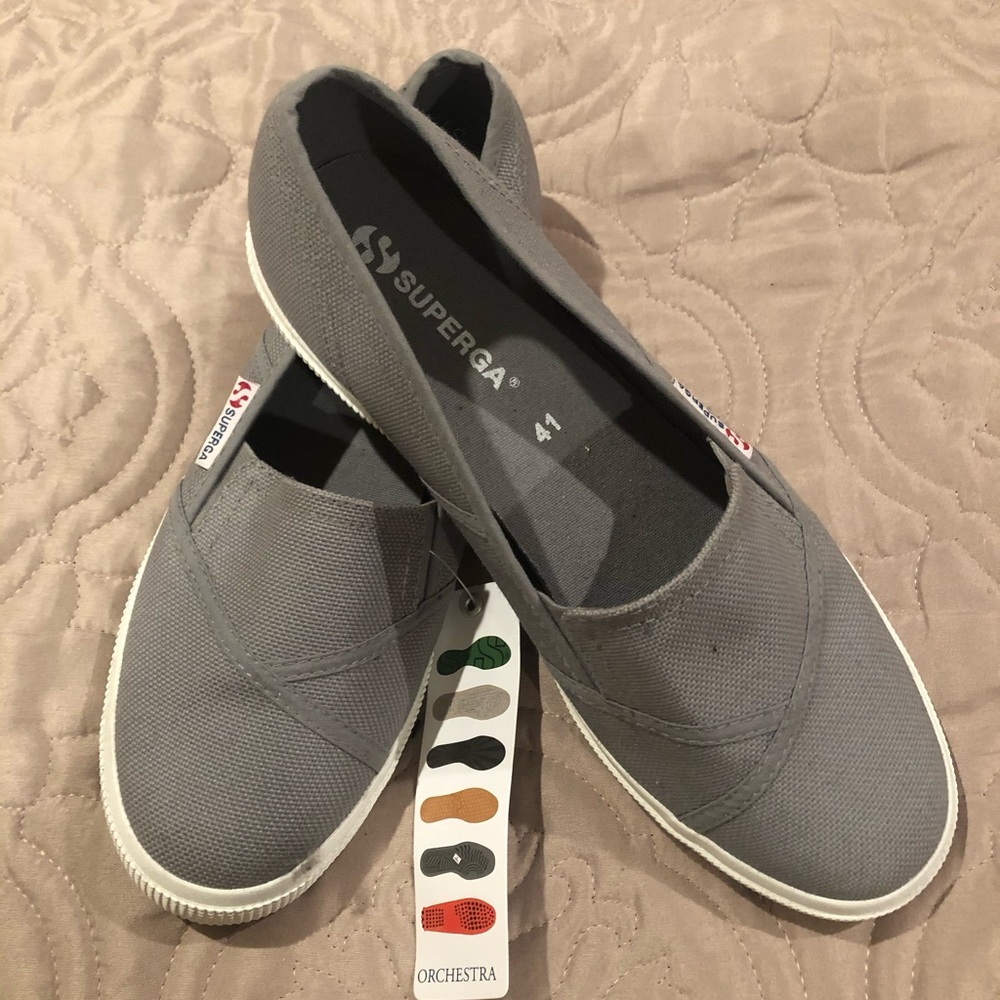 Superga Gray Sage Orchestra Slide Size41/ US 9 1/2